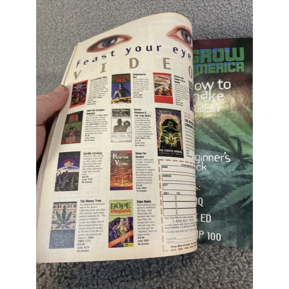 High Times Magazine * December 1996 * Canada Seed Company - Mexican Drug War‎